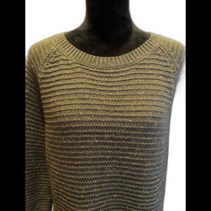 Faded Glory Womens XL NEW Sweater Sea Turtle Green‎ SOFT Casual Rounded Neckline